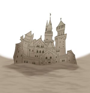 砂上の楼閣