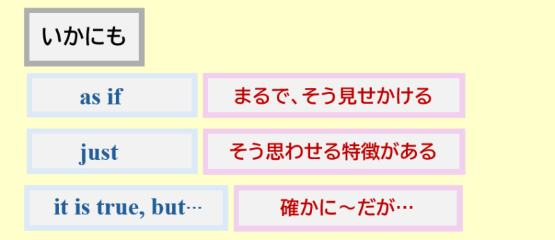 いかにも