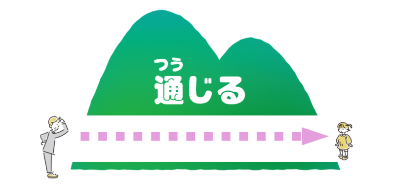 通じる