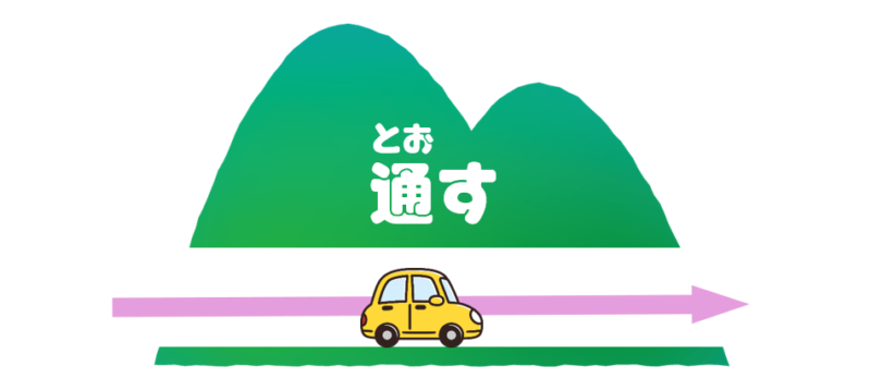 通す