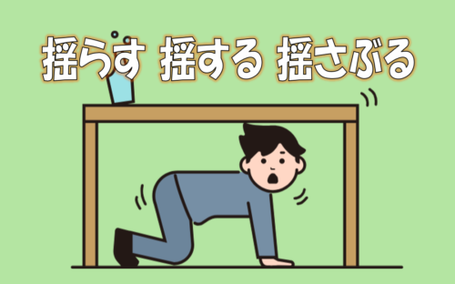 「揺らす」「揺する」「揺さぶる」の違い | 日本語教師のネタ帳
