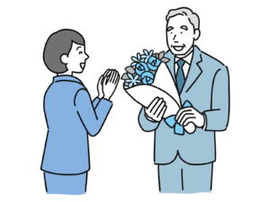 退職する人