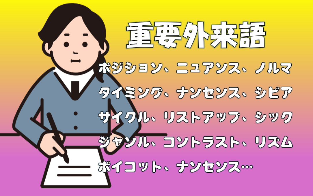 重要外来語50N1水準
