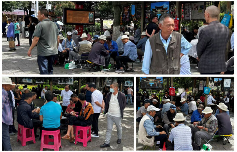 官渡古鎮のひとびと