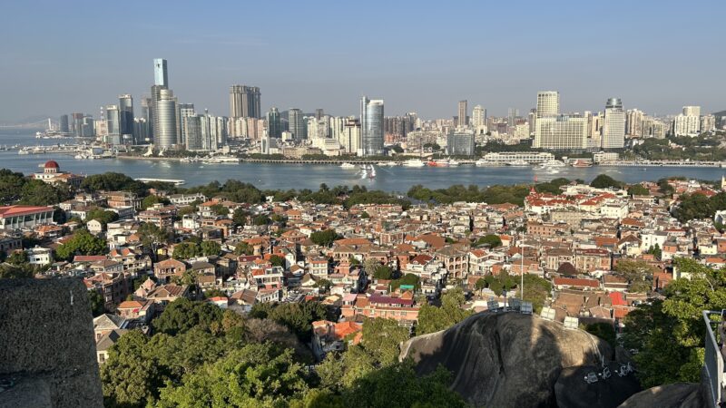 コロンス島日光岩からの眺め