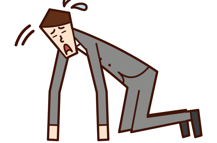 土下座する男性