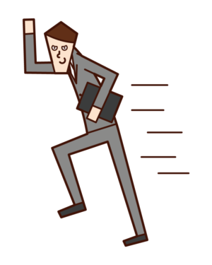 ますます張り切る男