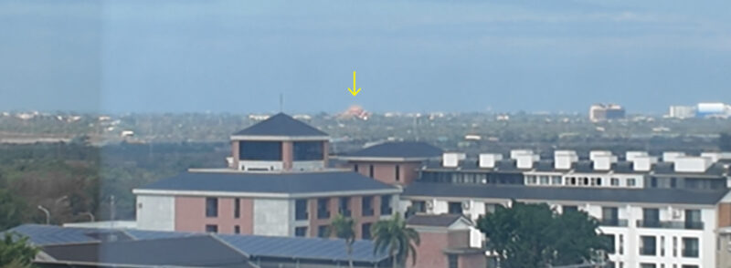 安平古堡から鹿耳門方面を望む