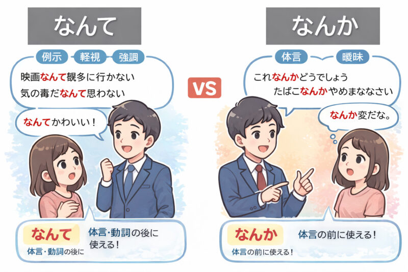 「なんて」と「なんか」ChatGPT