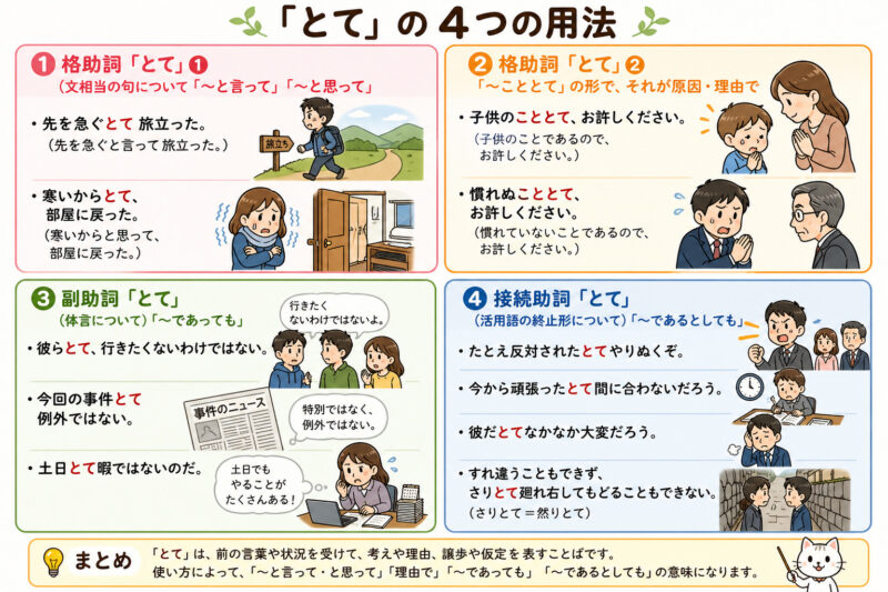 「とて」まとめ