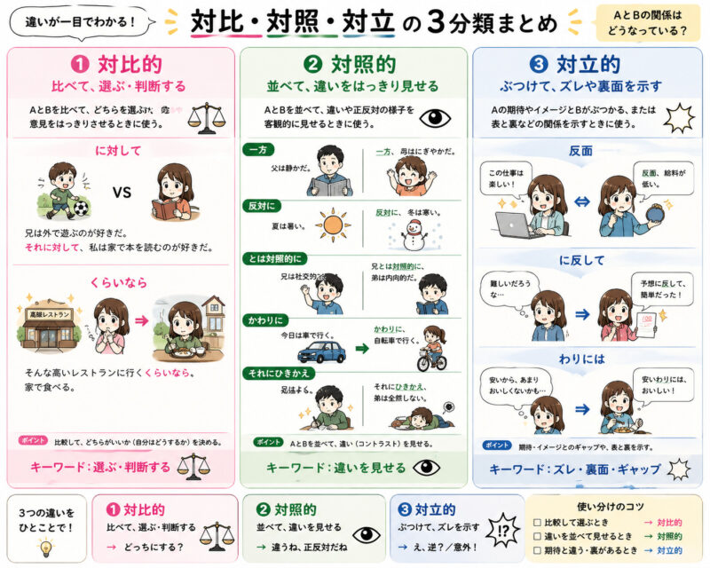 対比表現10