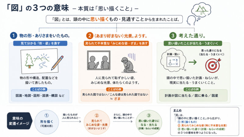 「図」明鏡の語義ChatGPTまとめ