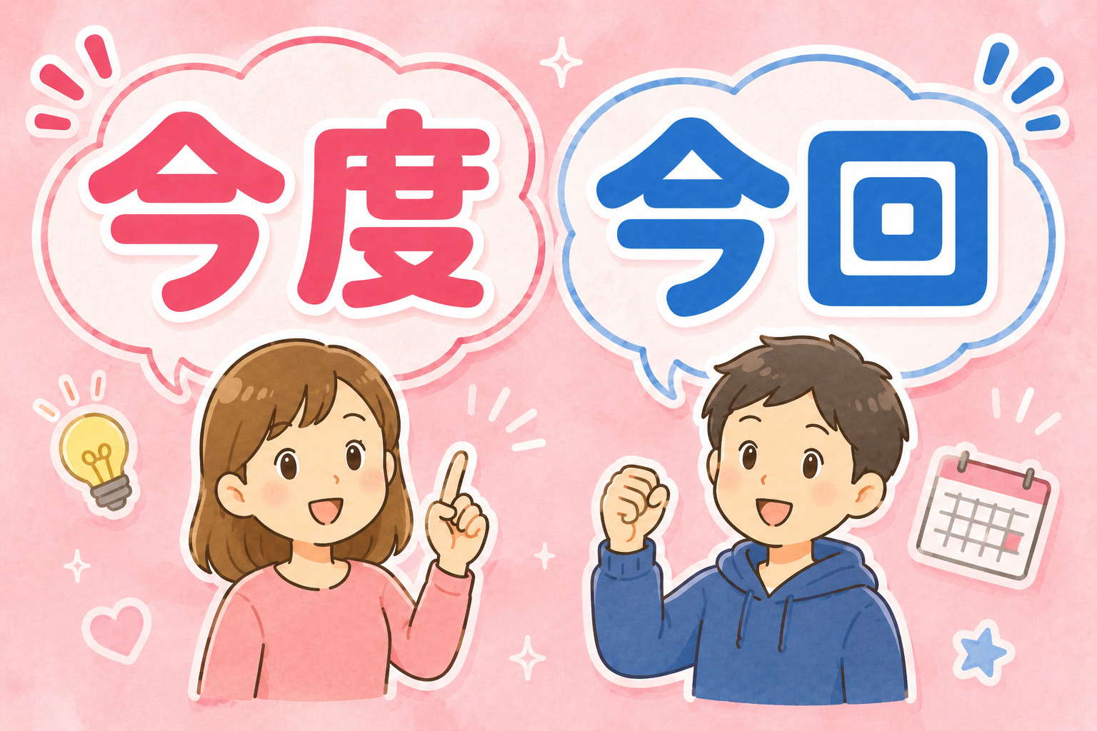 「今度」「今回」