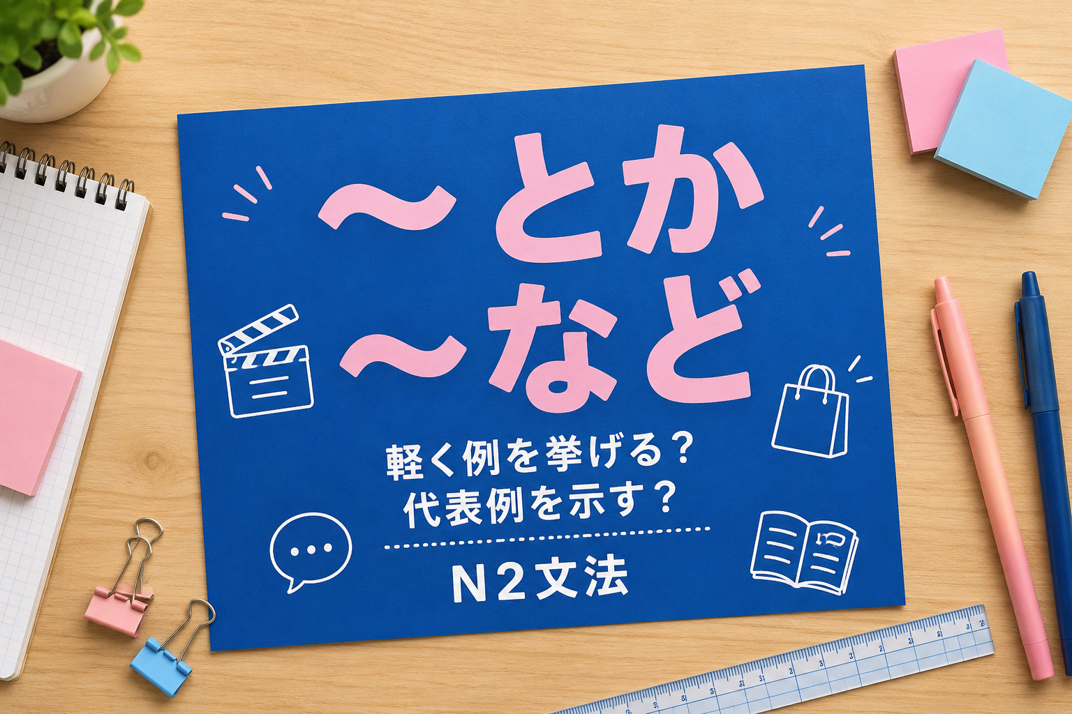 「とか」「など」