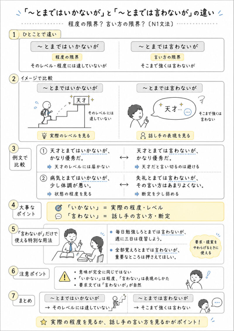 「とまではいかないが」「とまでは言わないが」まとめ