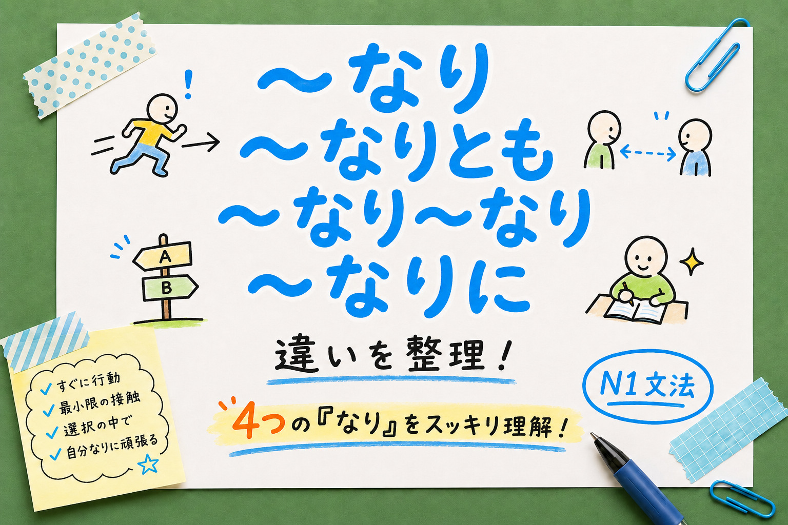 「なり」「なりとも」「なり～なり」「なりに」