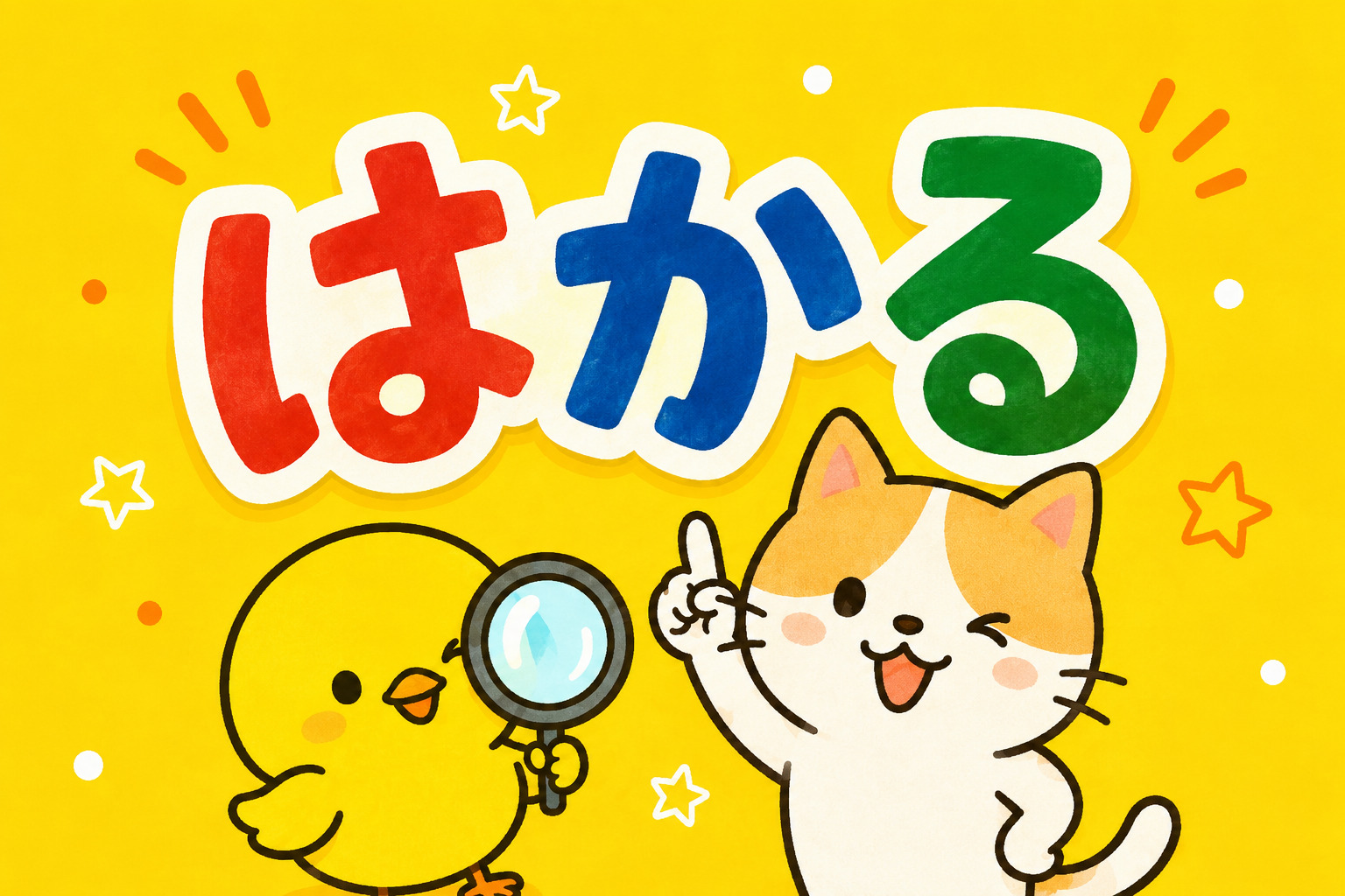 「はかる」