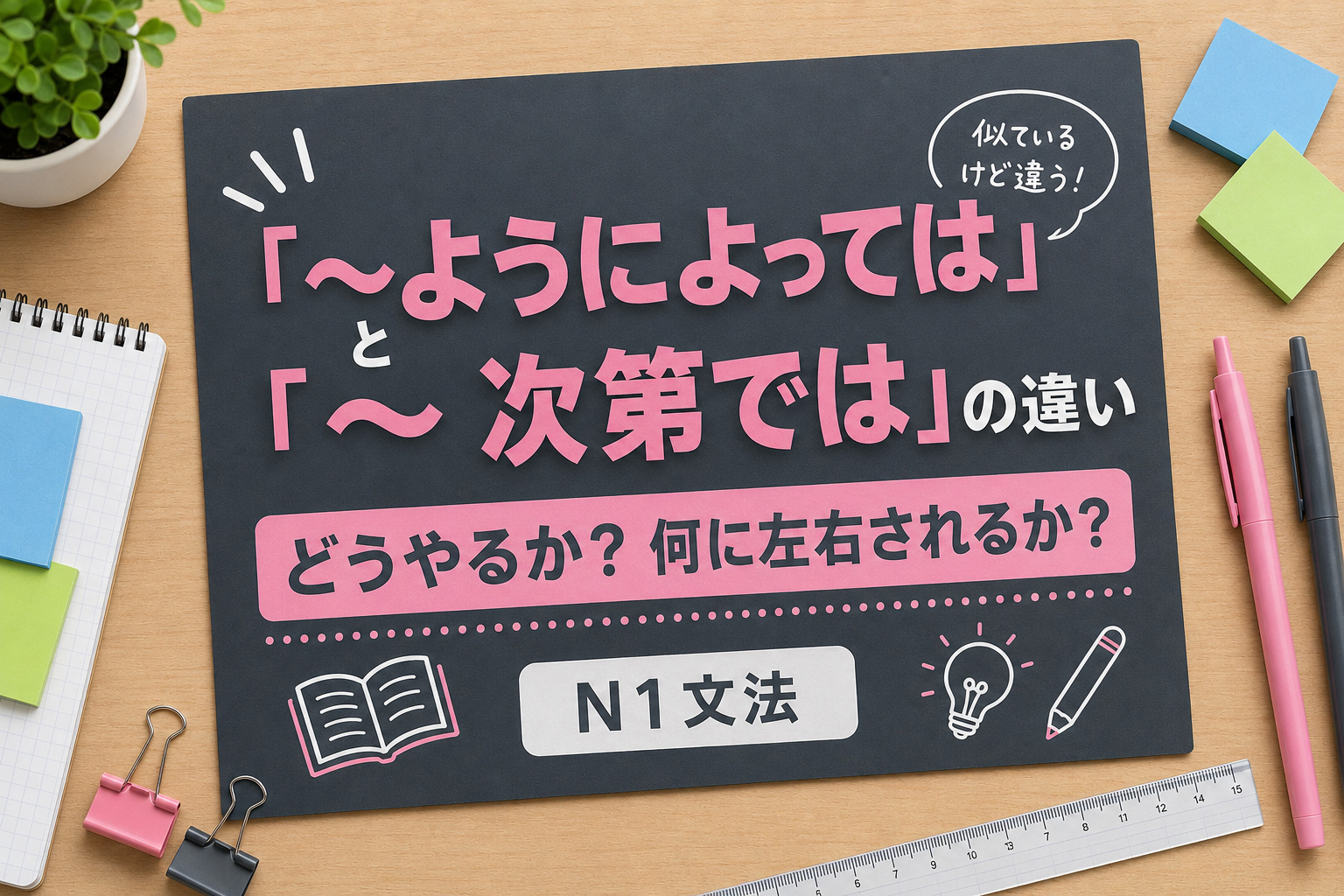 「～ようによっては」と「～次第では」