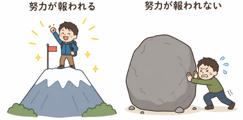 「甲斐あって」「甲斐もなく」簡単比較