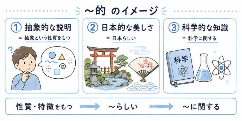 「～的」簡単イラスト改