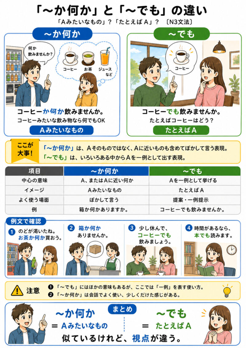 「か何か」「でも」