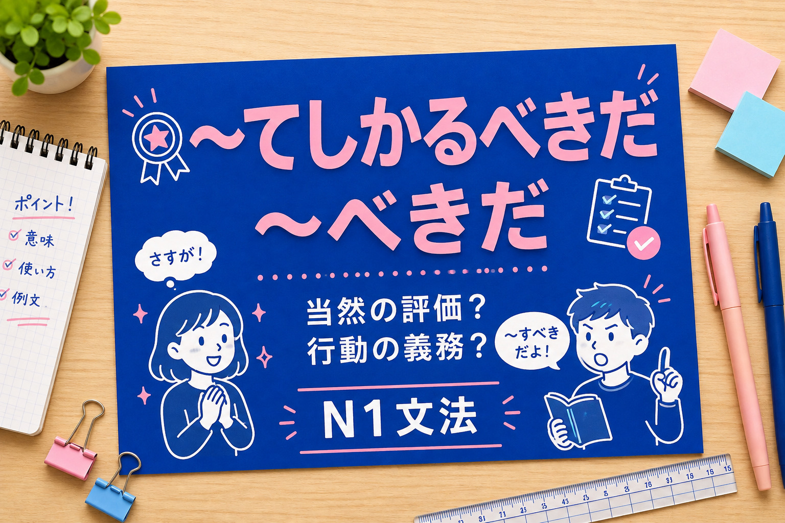 「てしかるべき」「べき」