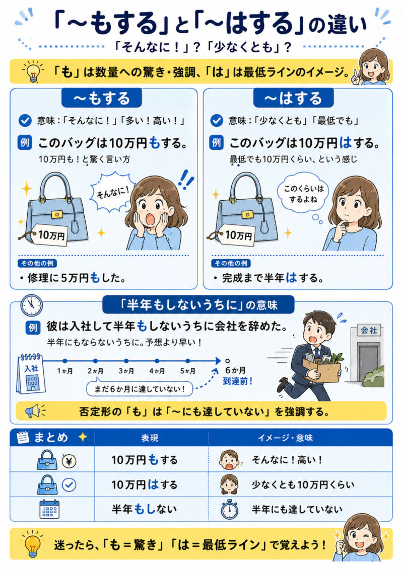 「もする」「はする」まとめ