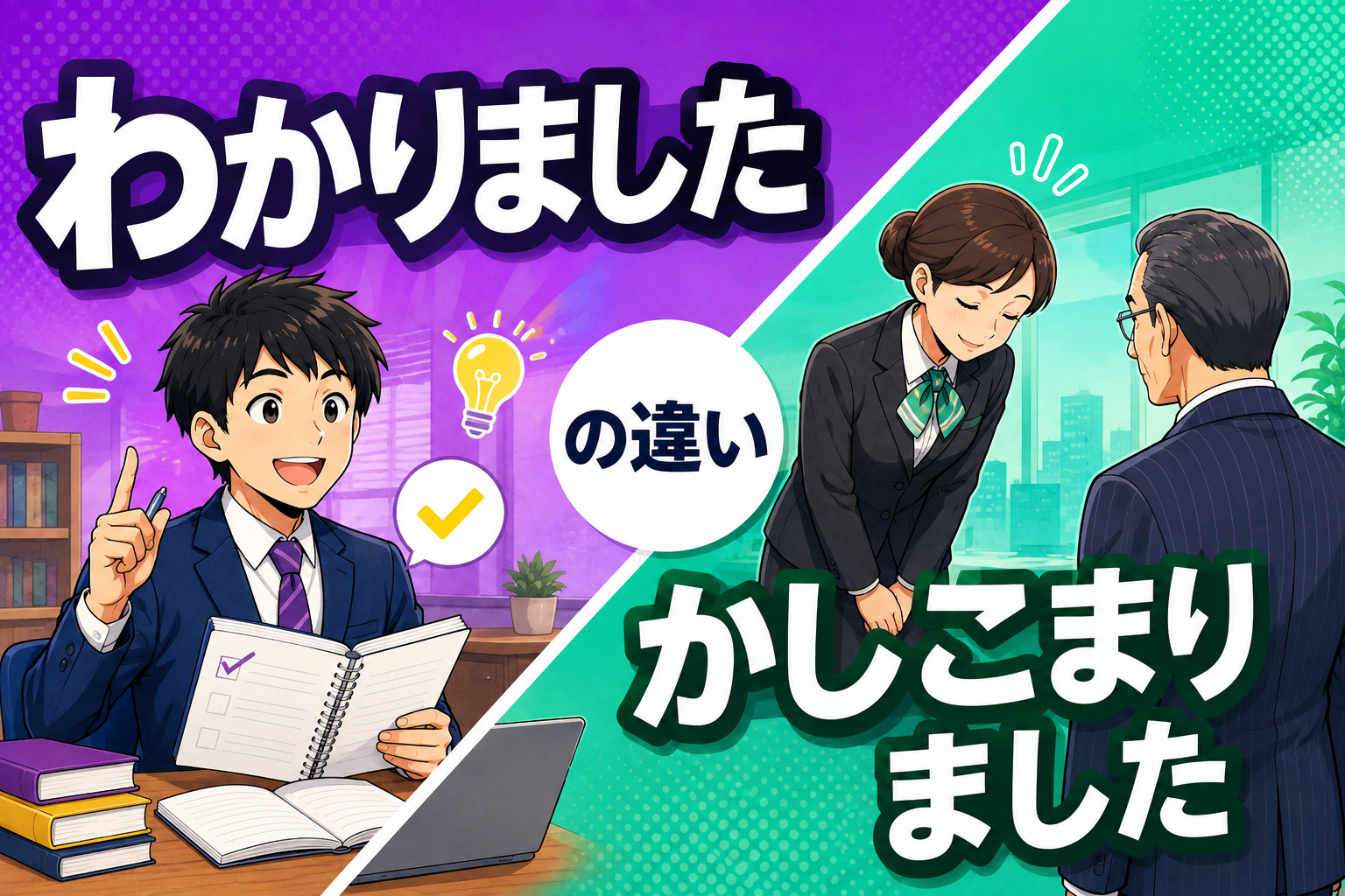 「わかりました」「かしこまりました」