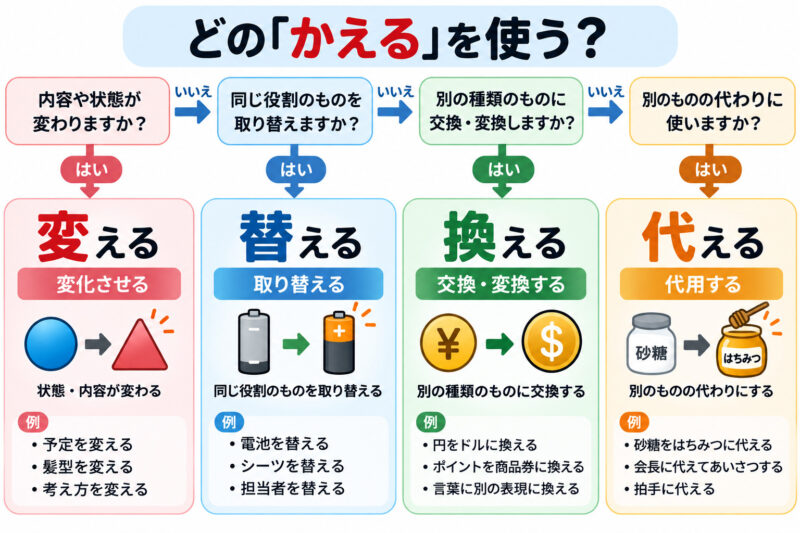 「かえる」フローチャート