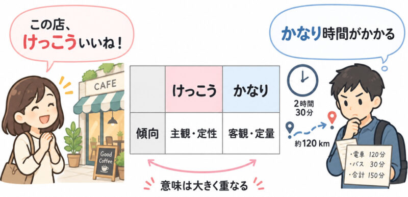 「けっこう」「かなり」使い分け
