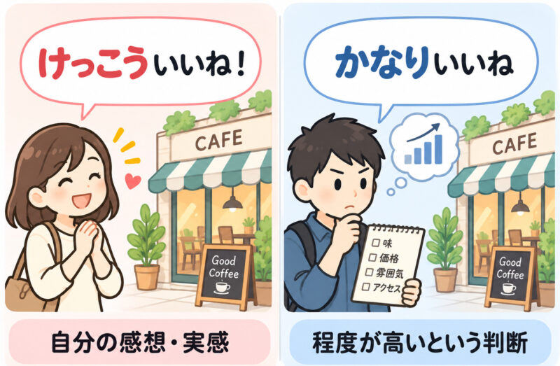 「けっこういいね」「かなりいいね」