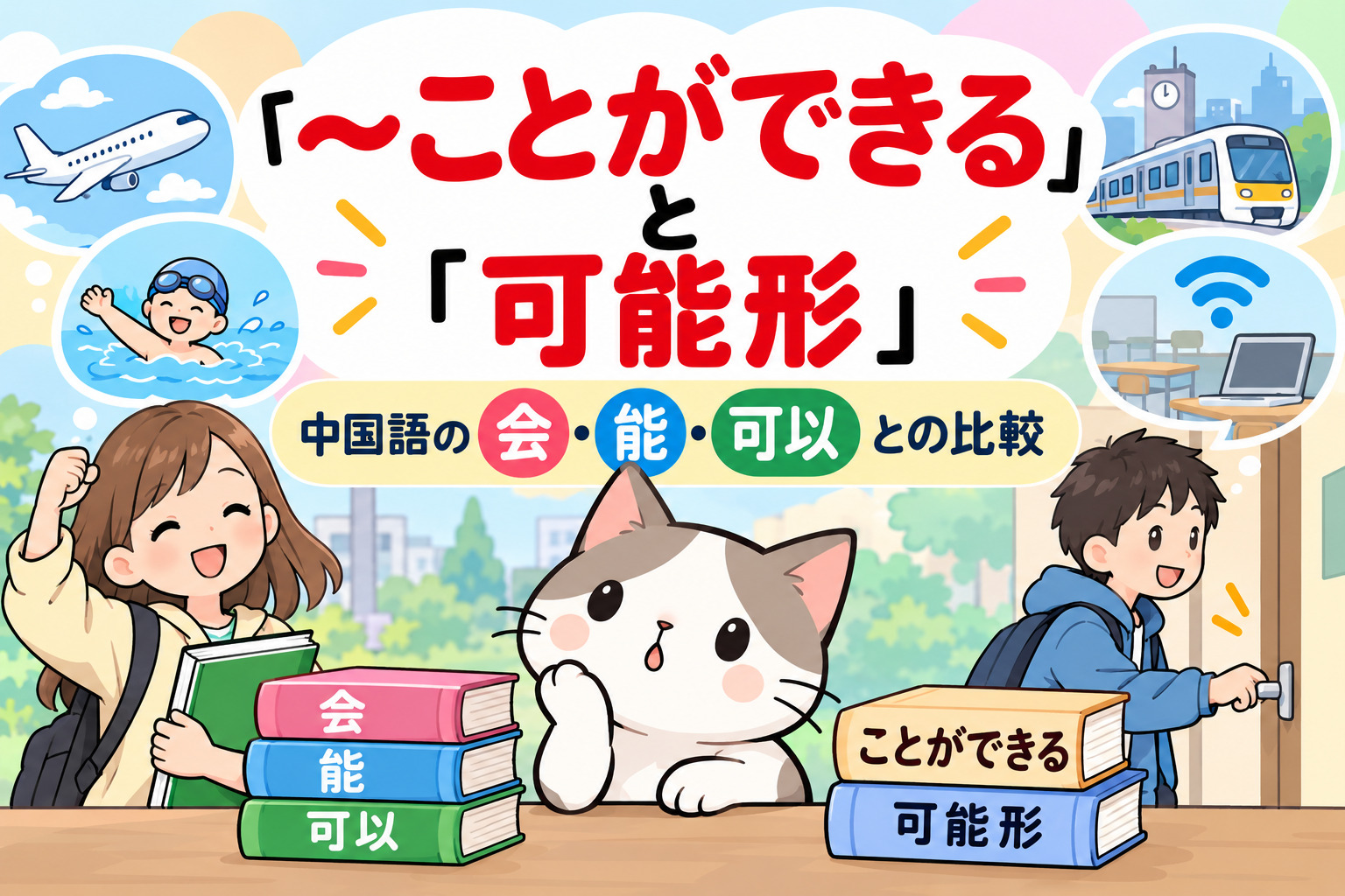 「ことができる」「可能形」