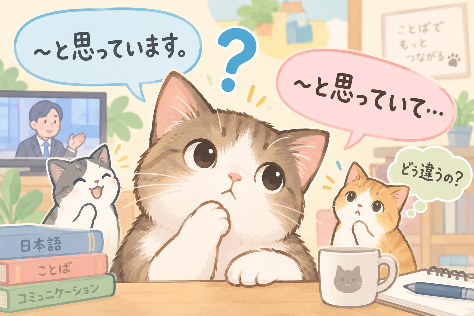 「と思っていて」