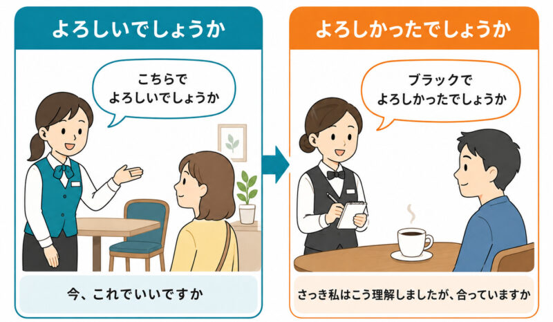 「よろしかったでしょうか」比較