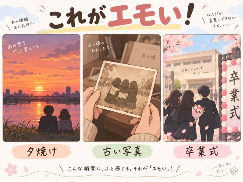 「エモい」簡単イラスト
