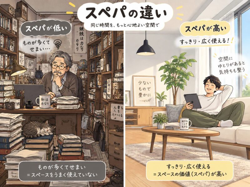 「スぺパ」の違い