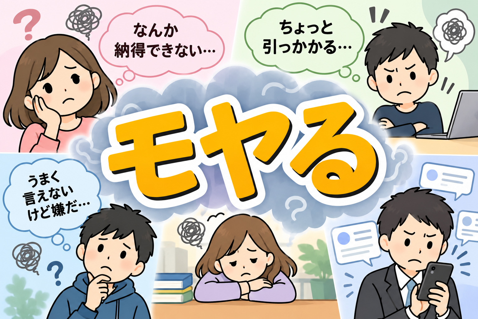 「モヤる」キャッチ
