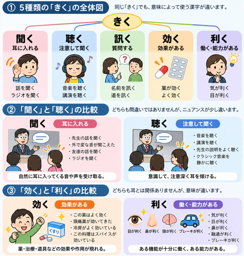 総まとめ「きく」