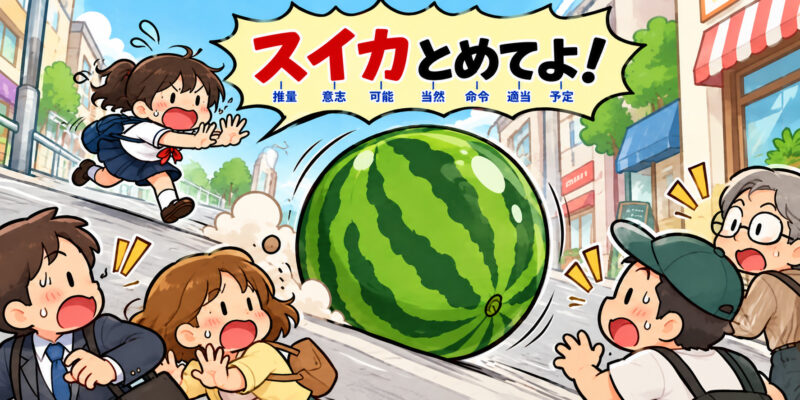 ①スイカとめてよ！