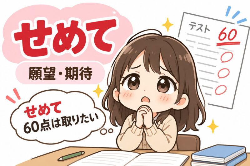 ②せめて60点は取りたい女の子
