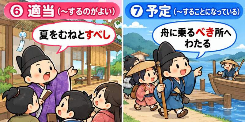 ②古典文法を学ぶ夏旅絵巻