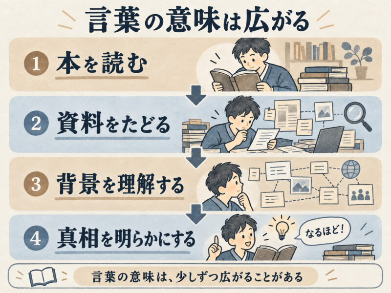 ②言葉の意味が広がる学びの流れ