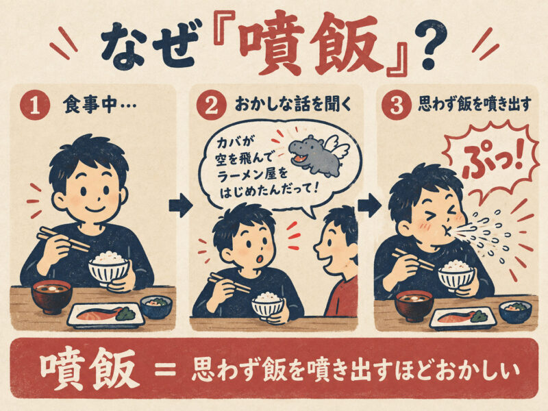 ③なぜ「噴飯」
