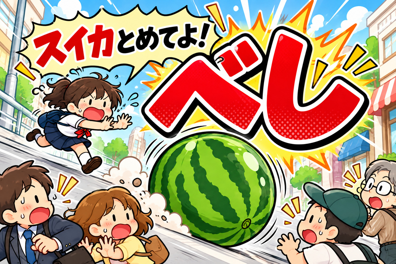 すいかとめてよ「べし！」
