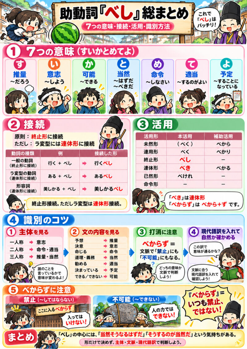 助動詞「べし」総まとめ