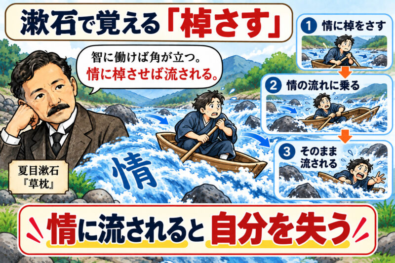 漱石で学ぶ「棹さす」危険な流れ④